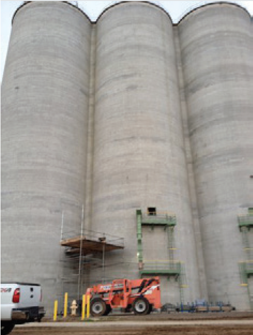concrete farm silos